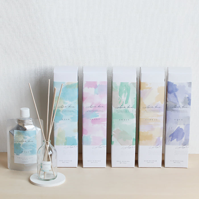 カラーズノット color’s knot リードディフューザー 詰め替え レフィル 90ml ルームフレグランス ルームディフューザー 芳香剤 (アクア)