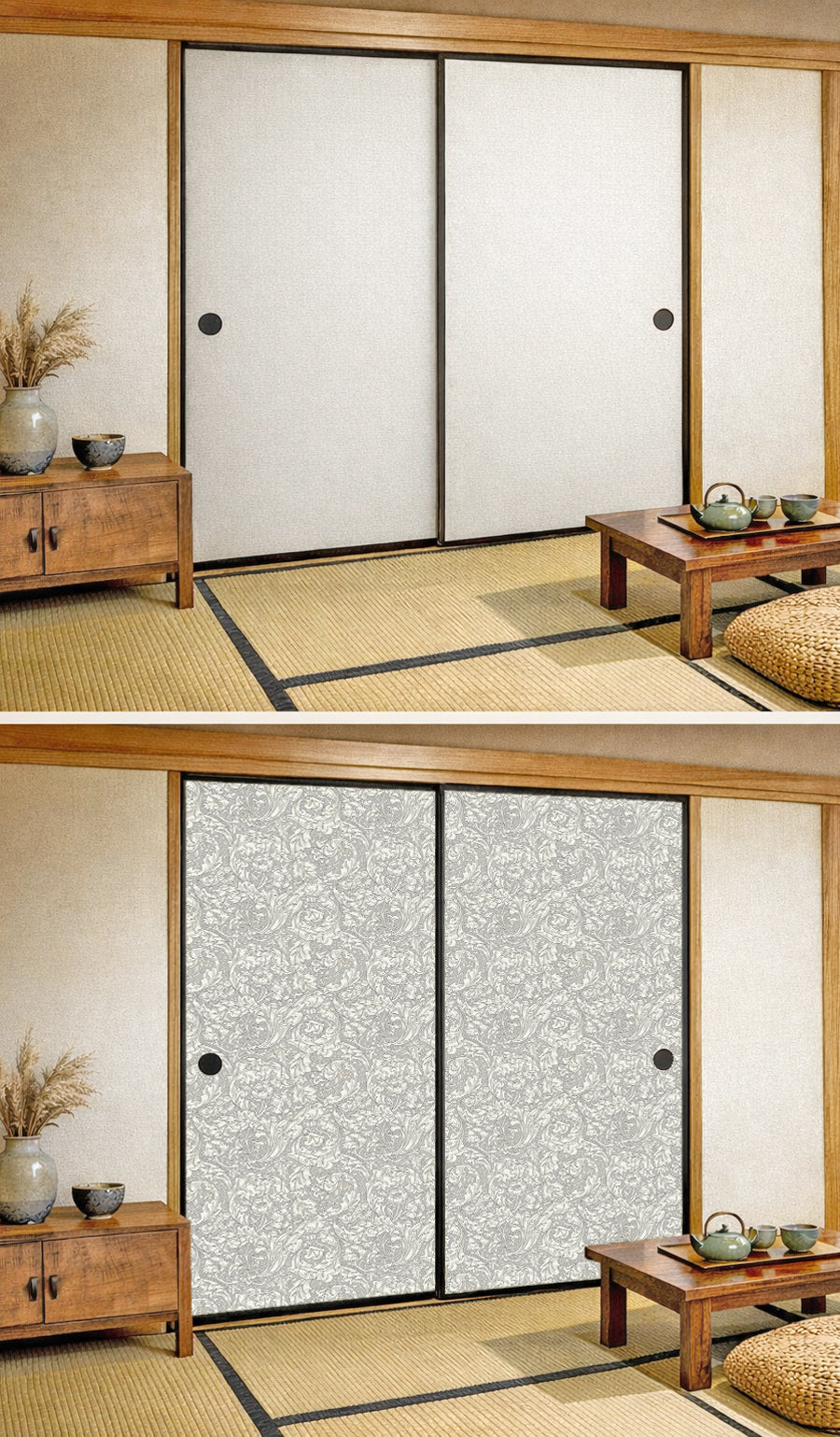 MORRIS & CO.  襖紙 2枚セット｜DIYで貼れる ふすま紙 張り替え対応（高さ2m）(受注生産)