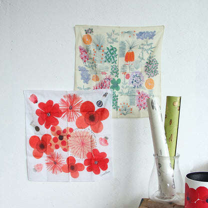 上野リチ ハンカチ 55cm 大判｜日本製 綿100% おしゃれ プチギフト 母の日 ギフト L.Rix Fantasy