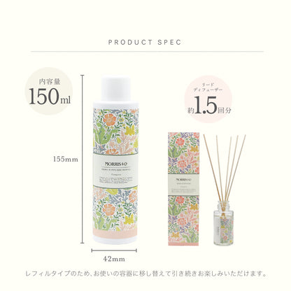 MORRIS & Co. リードディフューザー レフィル 150ml｜詰め替え用