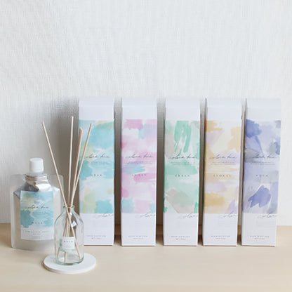 カラーズノット color’s knot リードディフューザー 詰め替え レフィル 90ml ルームフレグランス ルームディフューザー 芳香剤 (アクア)