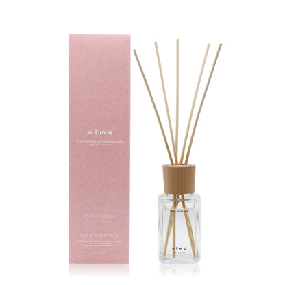 nimu 天然精油ブレンド リードディフューザー 90ml｜ルームフレグランス・室内用芳香剤