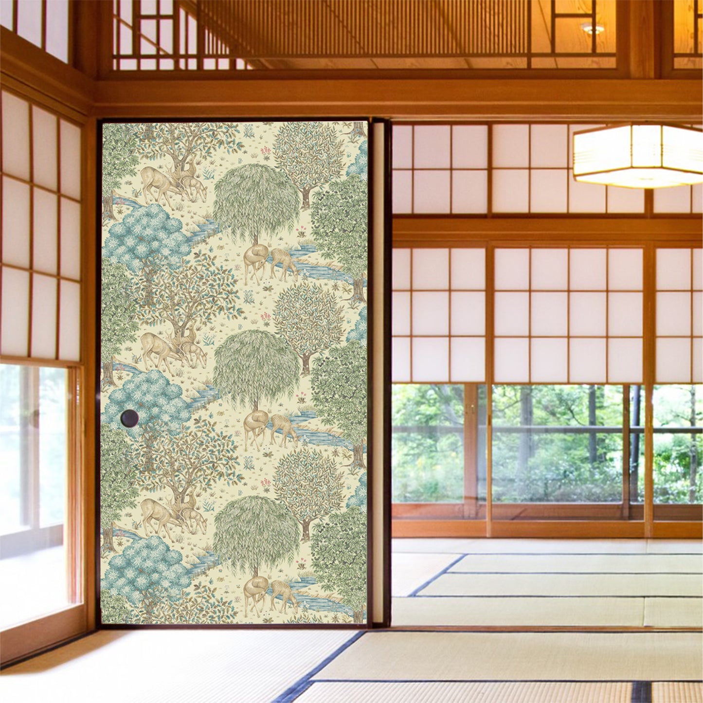 MORRIS & CO.  襖紙 2枚セット｜DIYで貼れる ふすま紙 張り替え対応（高さ2m）(受注生産)