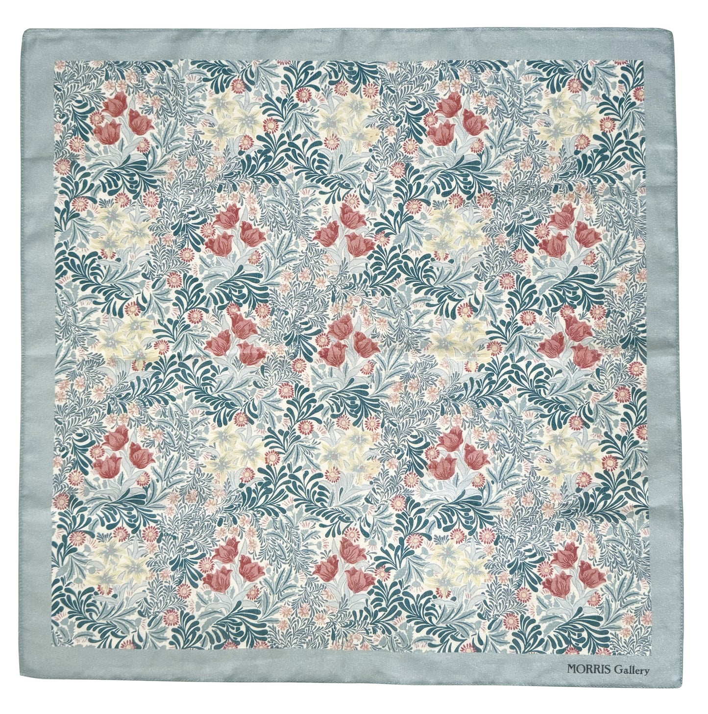 MORRIS Gallery ハンカチ 日本製 綿100％ 大判55cm｜母の日・ギフトにも人気 FLORAL COLLECTION