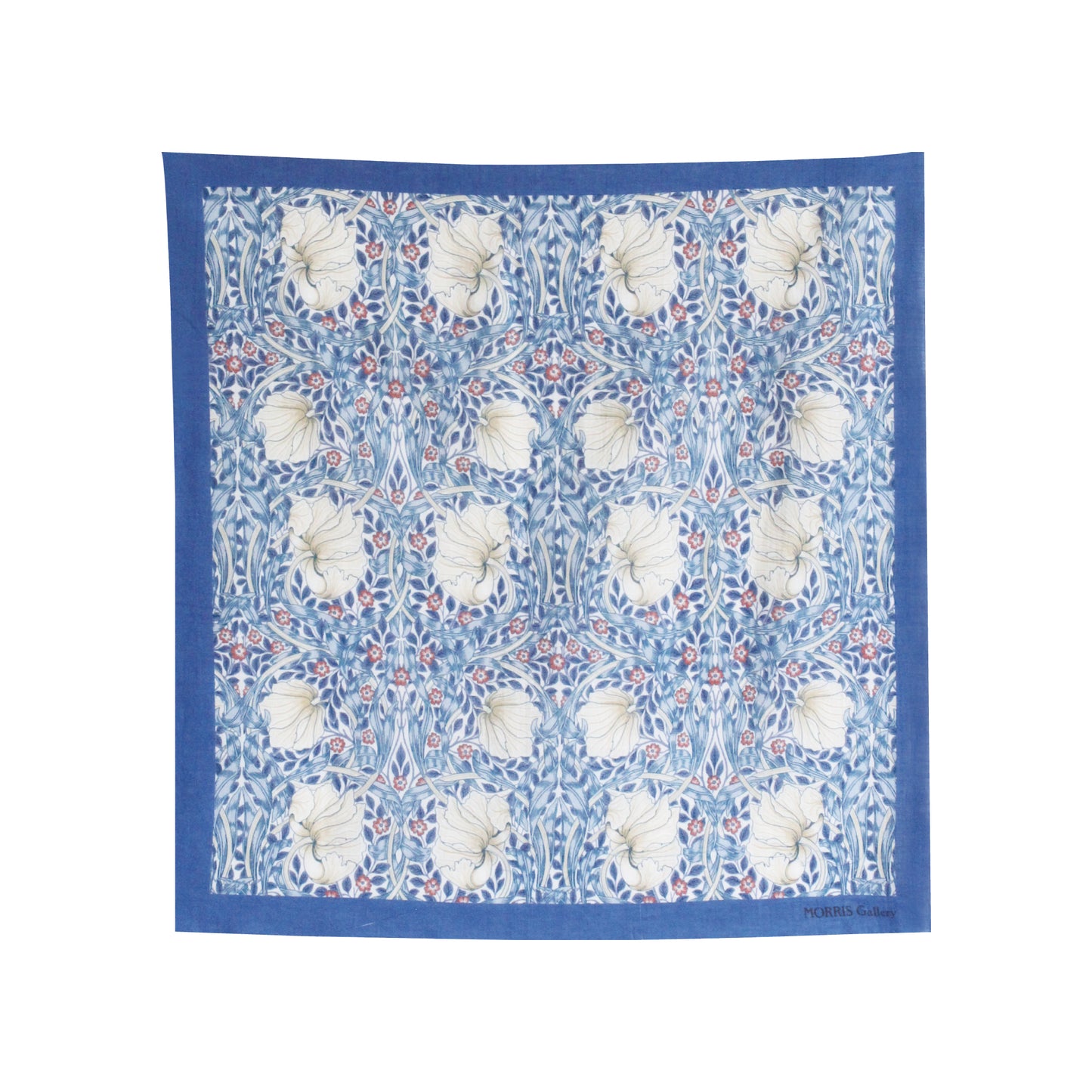 MORRIS Gallery ハンカチ｜日本製 綿100％ 大判55cm｜ギフト・スカーフ