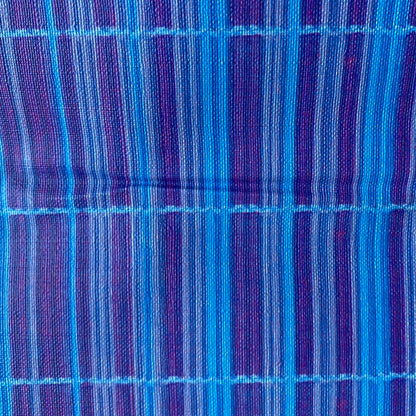 《アウトレットセール》【Linden】ハレルヤシール壁紙 (チェックストライプ ブルー)DIY 壁紙 リメイク