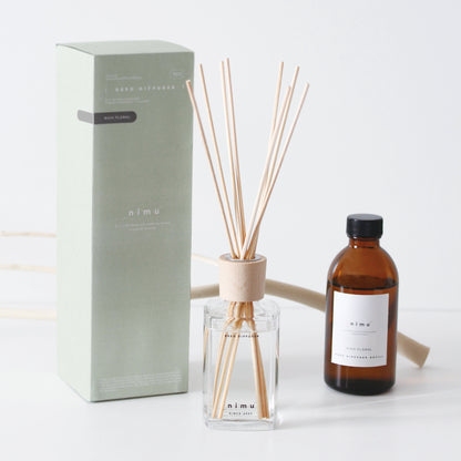 nimu 天然精油ブレンド リードディフューザー 詰め替え用オイル 180ml｜ルームフレグランス レフィル