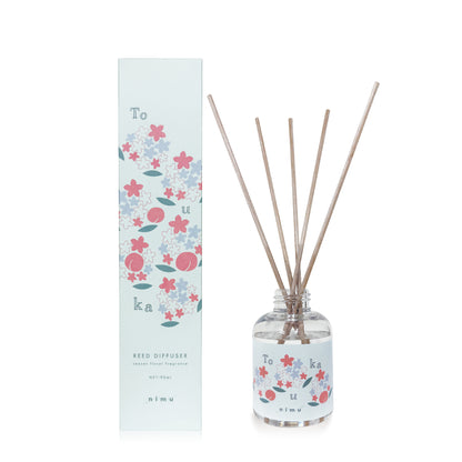 《春の季節限定商品》リードディフューザー 90ml｜ルームフレグランス（桜・ミモザ・桃花)nimu