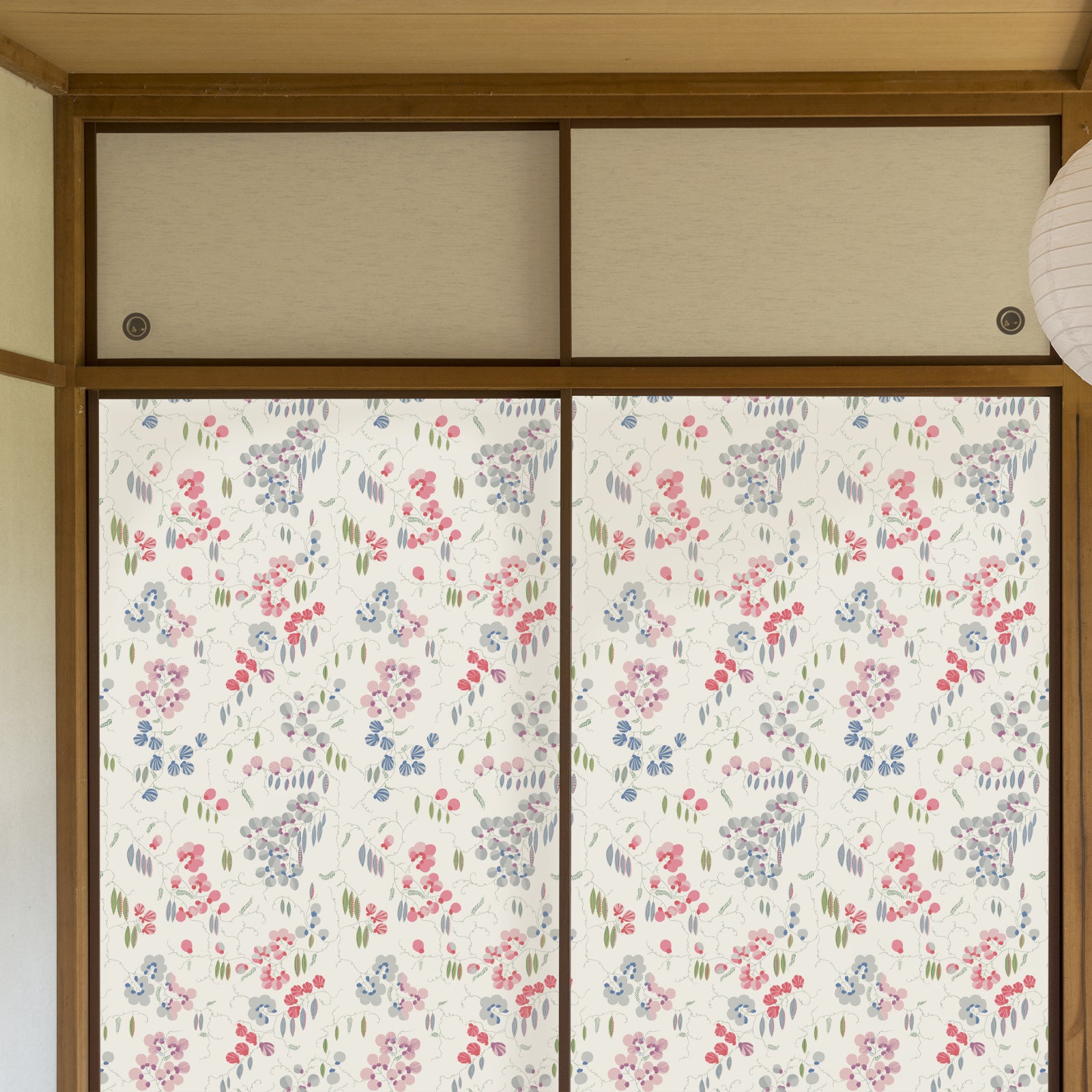 上野リチ｜襖紙 2枚セット｜DIYふすま張替え｜和室インテリア (受注