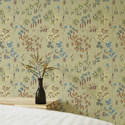 上野リチ 壁紙 そらまめ｜サーフェイスプリント｜イギリス製壁紙 L.Rix Fantasy