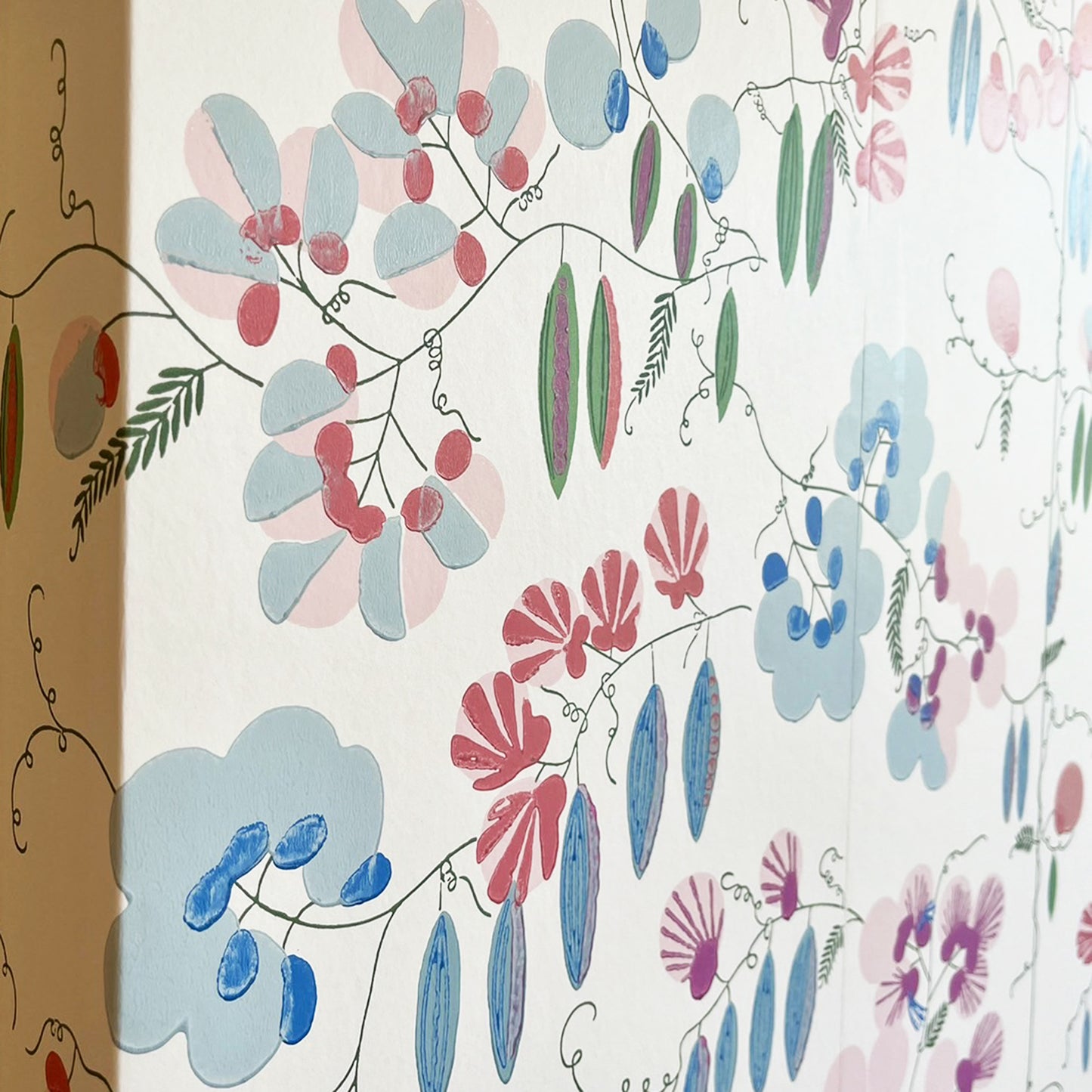 上野リチ 壁紙 そらまめ｜サーフェイスプリント｜イギリス製壁紙 L.Rix Fantasy