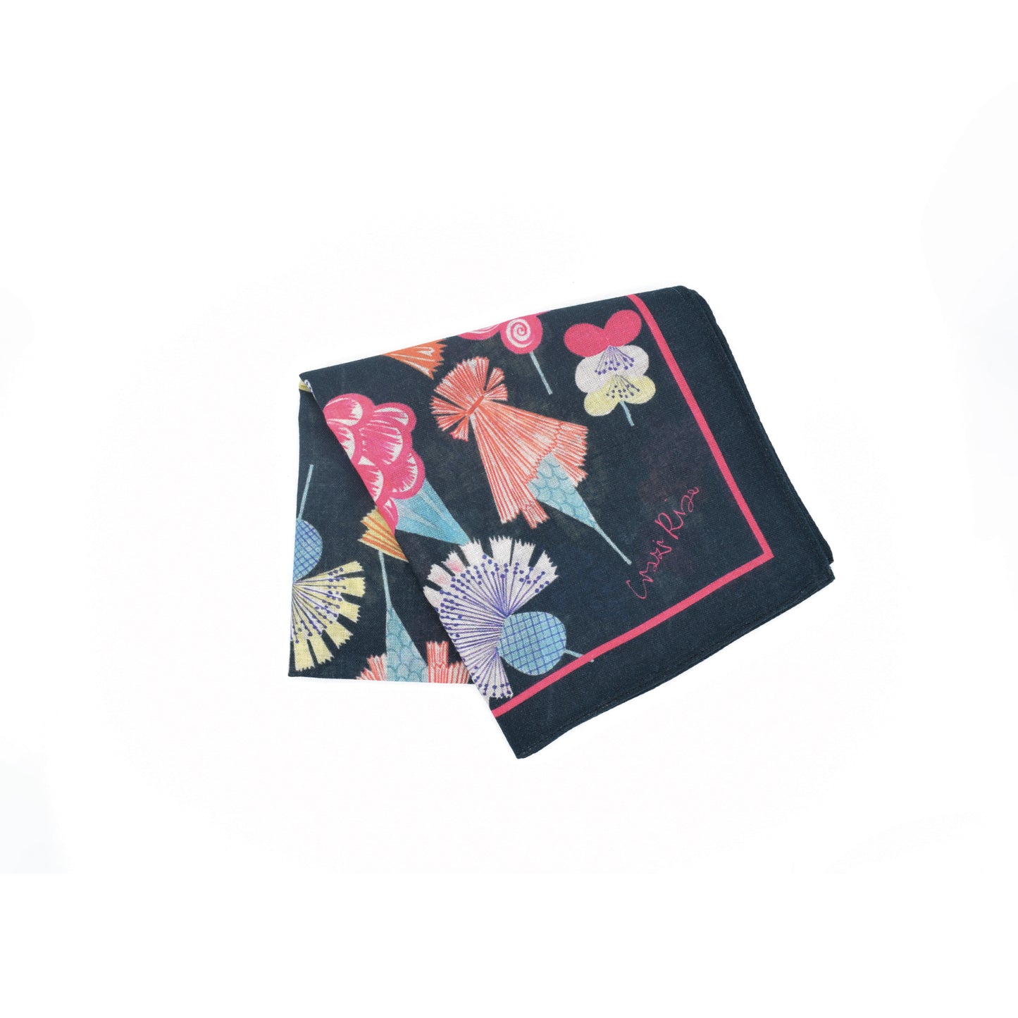 上野リチ ハンカチ 55cm 大判｜日本製 綿100% おしゃれ プチギフト 母の日 ギフト L.Rix Fantasy