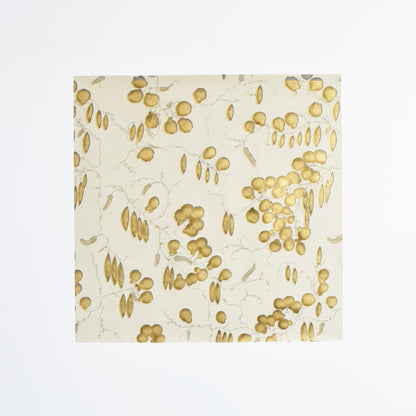 上野リチ｜越前和紙 箔印刷 壁紙 1m｜そらまめ｜和紙インテリア L.Rix Fantasy