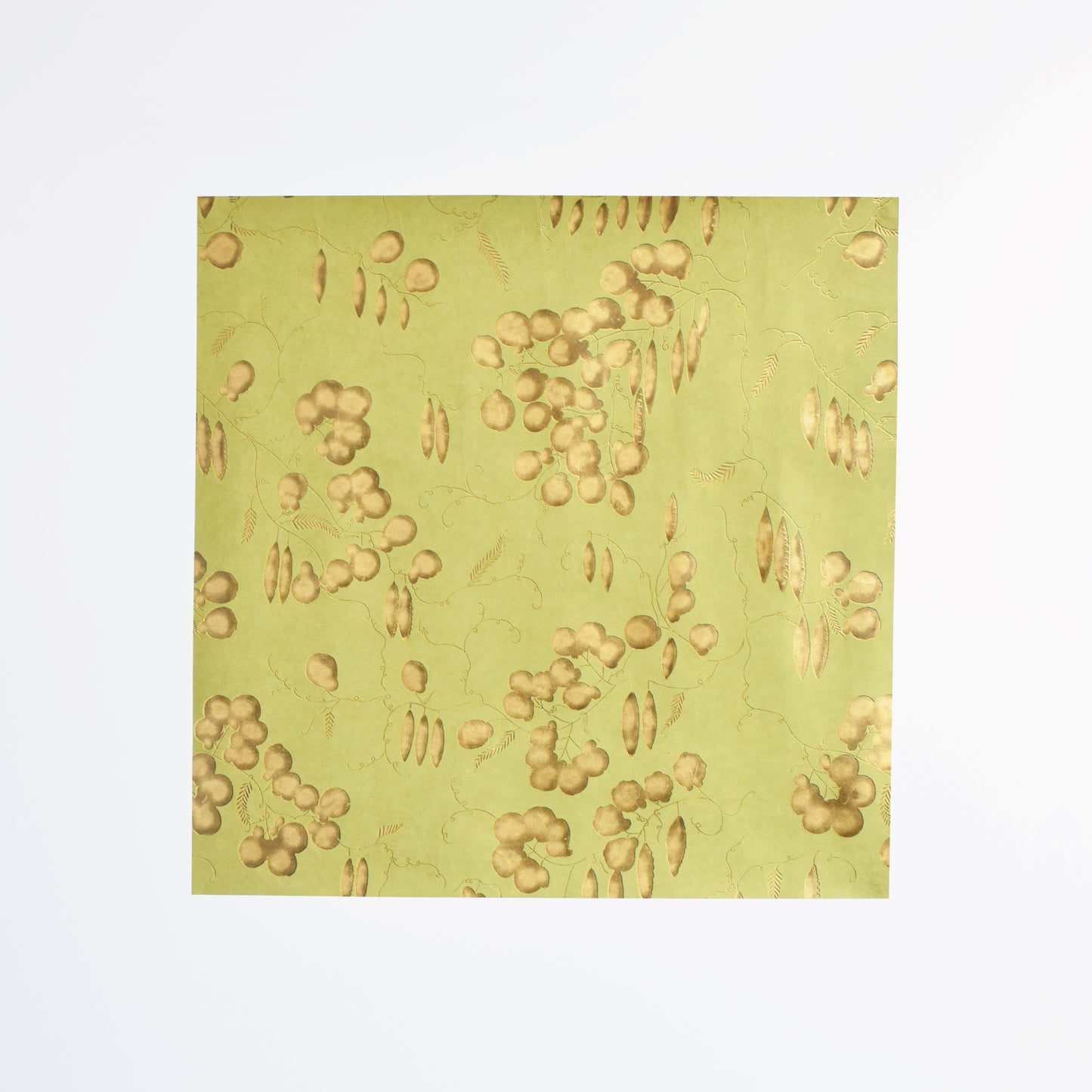 上野リチ｜越前和紙 箔印刷 壁紙 1m｜そらまめ｜和紙インテリア L.Rix Fantasy