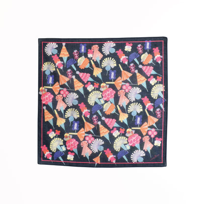 上野リチ ハンカチ 55cm 大判｜日本製 綿100% おしゃれ プチギフト 母の日 ギフト L.Rix Fantasy