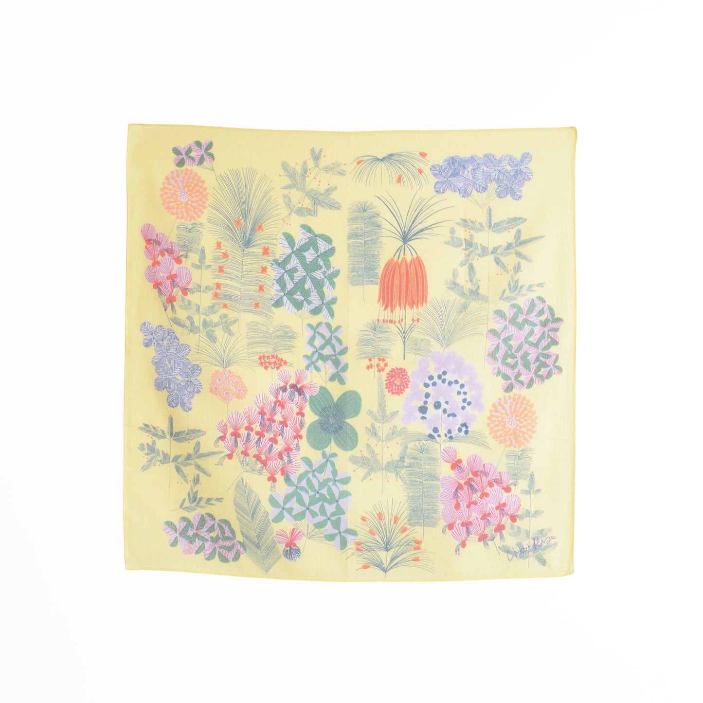 上野リチ ハンカチ 55cm 大判｜日本製 綿100% おしゃれ プチギフト 母の日 ギフト L.Rix Fantasy