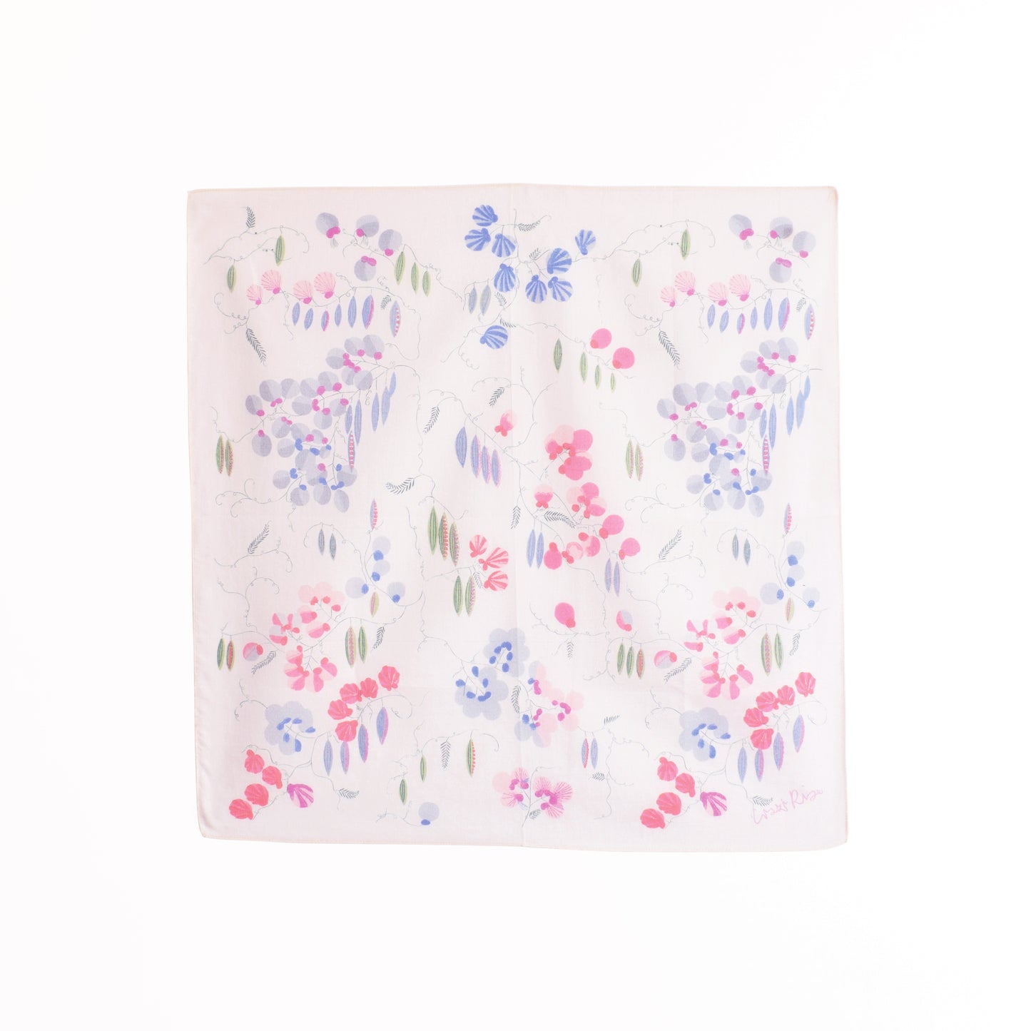 上野リチ ハンカチ 55cm 大判｜日本製 綿100% おしゃれ プチギフト 母の日 ギフト L.Rix Fantasy