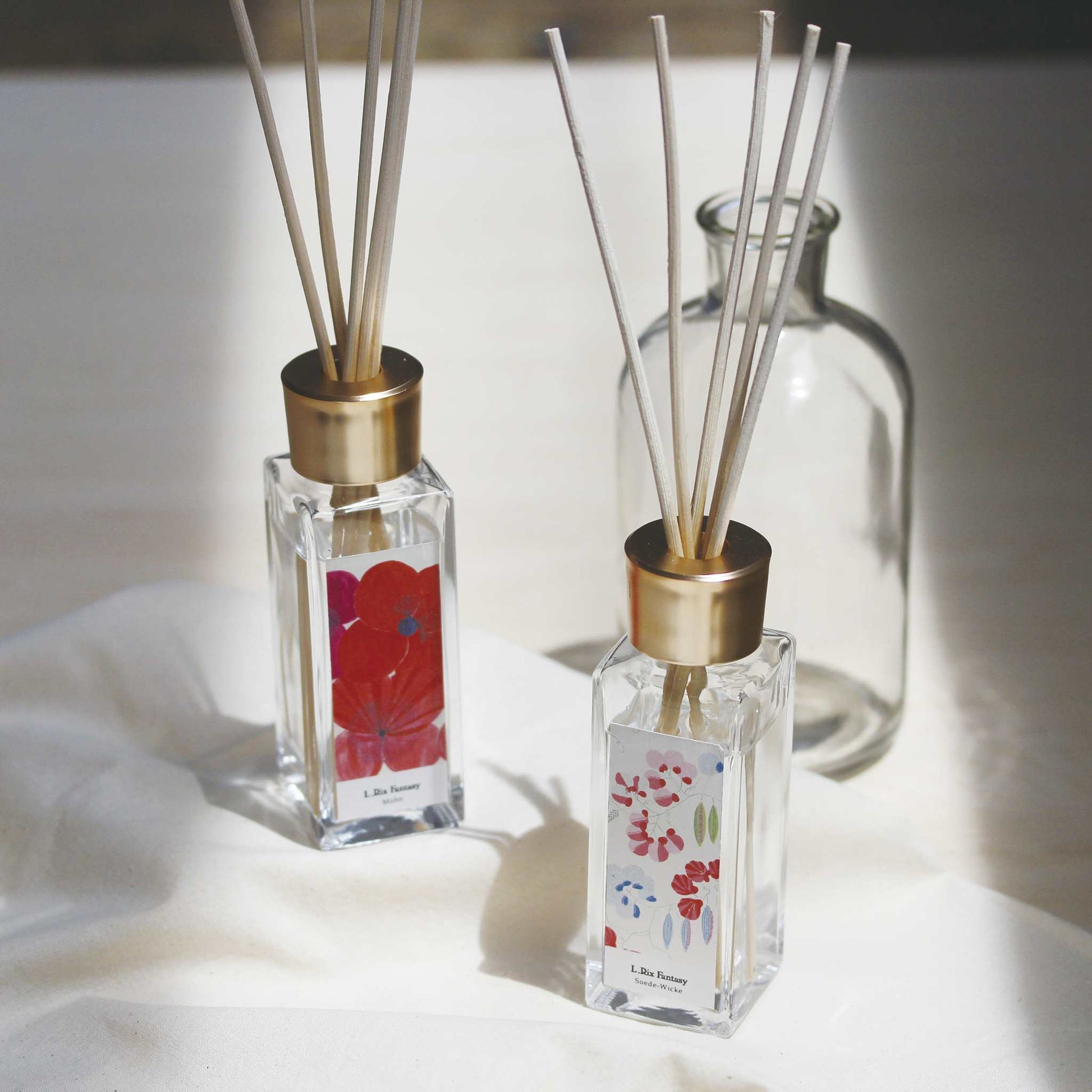 【上野リチ L.Rix Fantasy 】ディフューザー（そらまめ）上野リチ リードディフューザー ルームフレグランス アロマディフューザー オイル ガラスボトル プレゼント