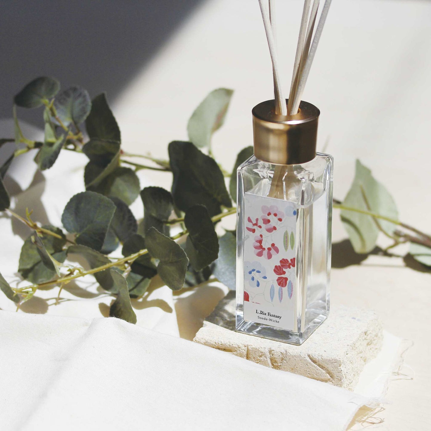 【上野リチ L.Rix Fantasy 】ディフューザー（そらまめ）上野リチ リードディフューザー ルームフレグランス アロマディフューザー オイル ガラスボトル プレゼント