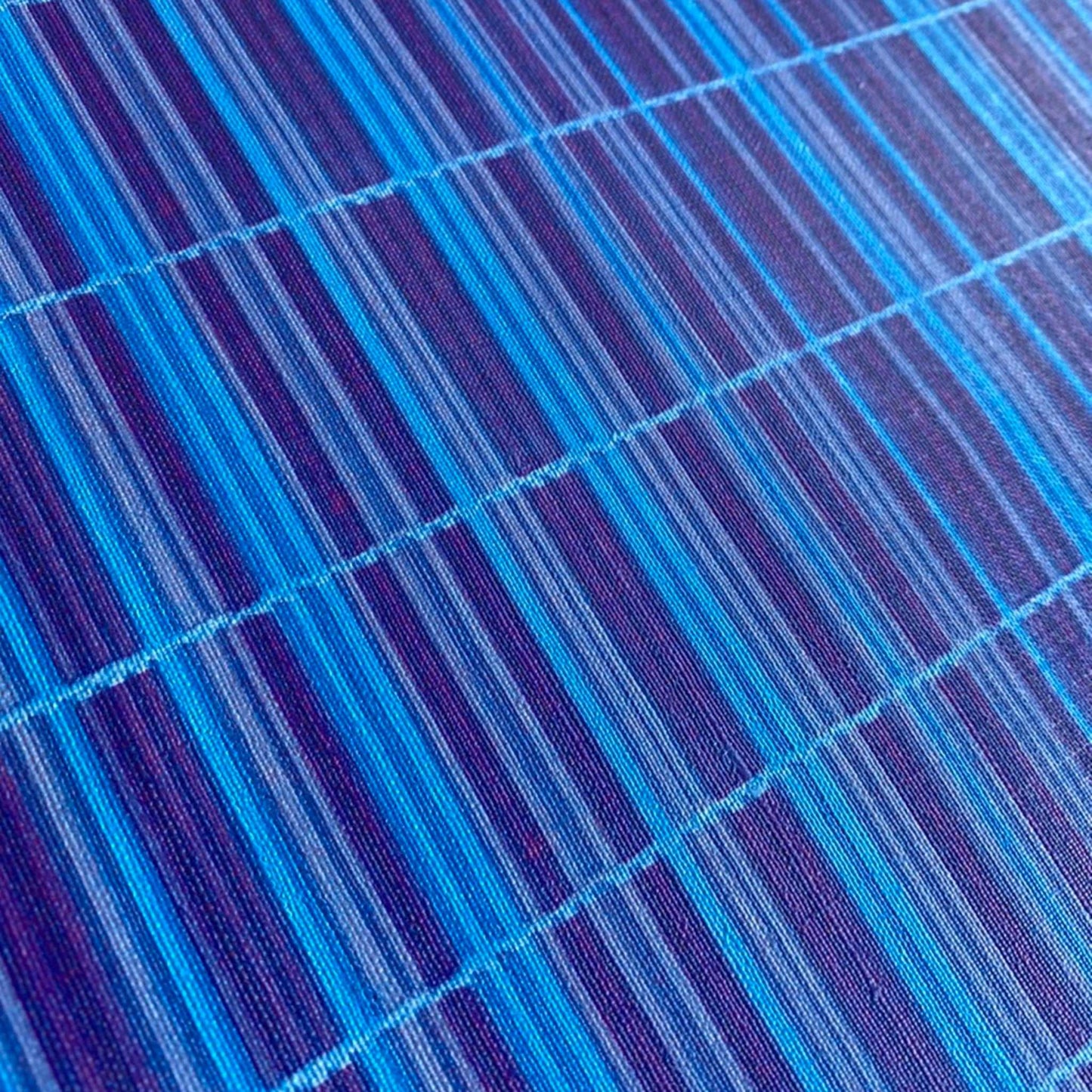 【Linden】ハレルヤシール壁紙 《チェックストライプ ブルー》DIY 壁紙 リメイク