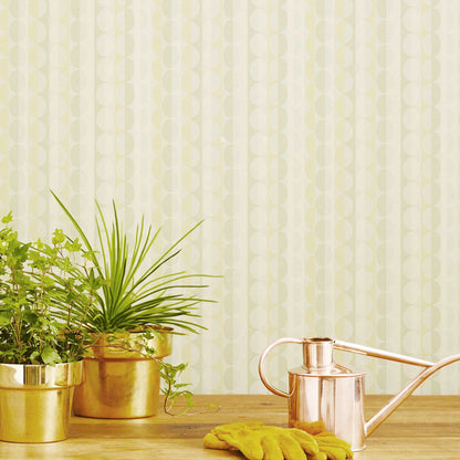 【Linden】ハレルヤシール壁紙 《たまごストライプ》DIY 壁紙 リメイク